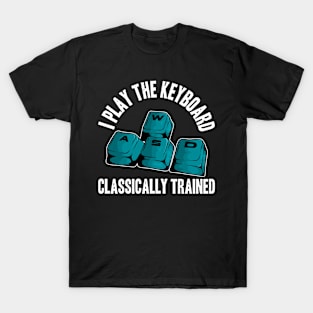 PC Gamer WASD Meme I Play the Keyboard Funny Video Games T-Shirt